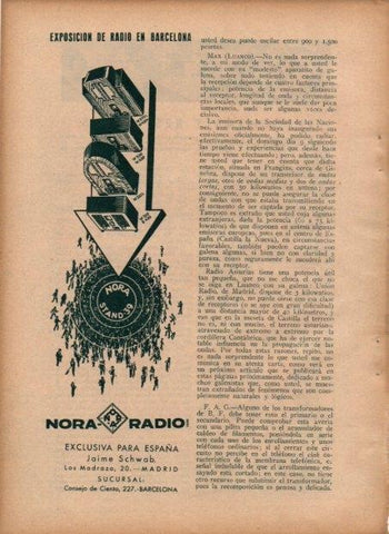 LAMINA V19776: Publicidad Nora Radio