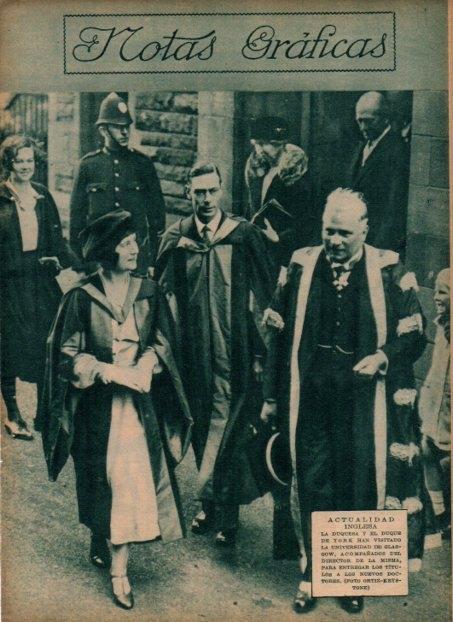 LAMINA V19777: Los duques de York en universidad de Glasgow