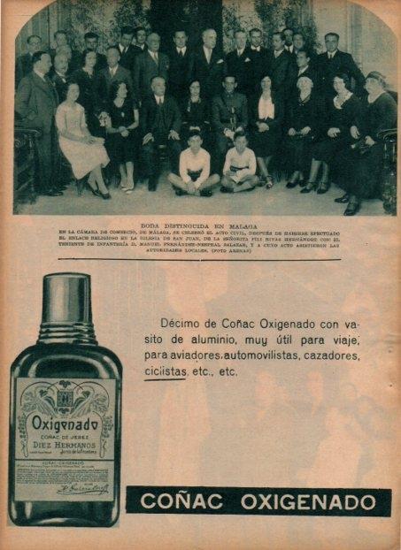 LAMINA V19778: Publicidad coñac Oxigenado