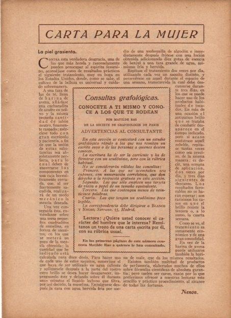 LAMINA V19784: Consultorio carta para la mujer por Nenon