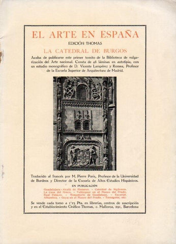 LAMINA V19788: Portada el Arte en España