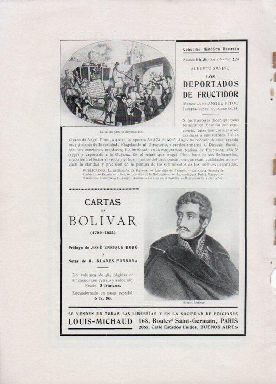 LAMINA V19790: Publicidad de Los deportados de fructidor