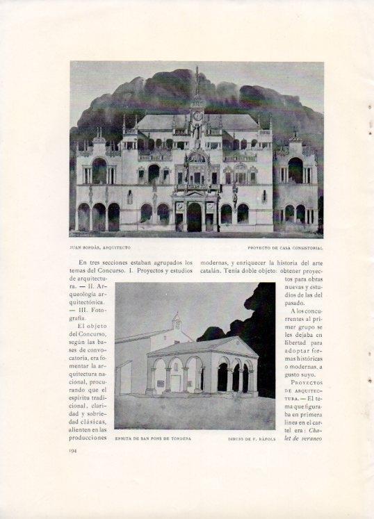 LAMINA V19791: Ermita de San Pons de Tordera por F. Rafols
