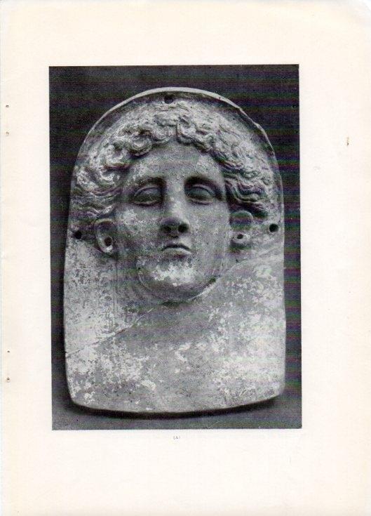 LAMINA V19797: Necropolis Puig des Molins. Busto diosa Astarte