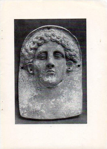 LAMINA V19797: Necropolis Puig des Molins. Busto diosa Astarte