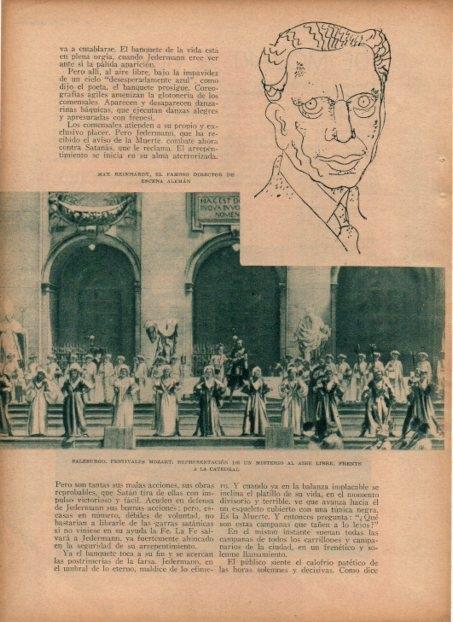 LAMINA V19750: Escena obra Misterio al aire libre en los Festivales Mozart