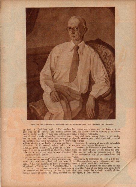 LAMINA V19760: Retrato de Middlehurst por Hidalgo de Caviedes