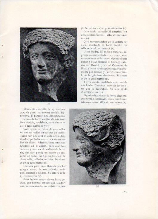 LAMINA V19799: Necropolis Puig des Molins. Cabeza fenicia