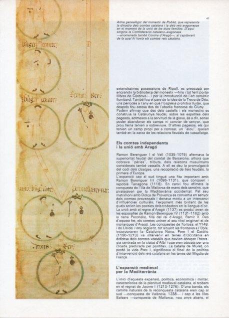 LAMINA V19846: Arbre genealogic del monestir de Poblet