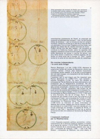 LAMINA V19846: Arbre genealogic del monestir de Poblet