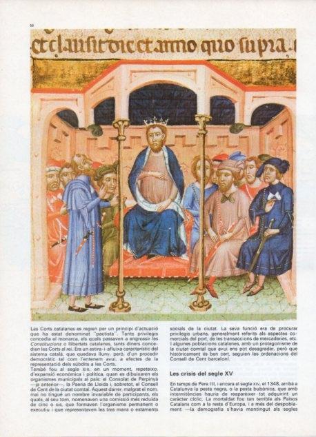 LAMINA V19847: Miniatura del Llibre verd on figura Jaume II