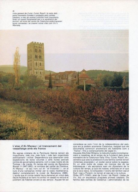 LAMINA V19845: Vista del Monastir de Cuixa