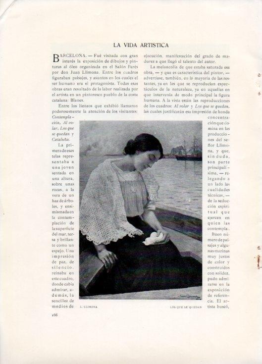 LAMINA V19807: Los que se quedan por J. Llimona