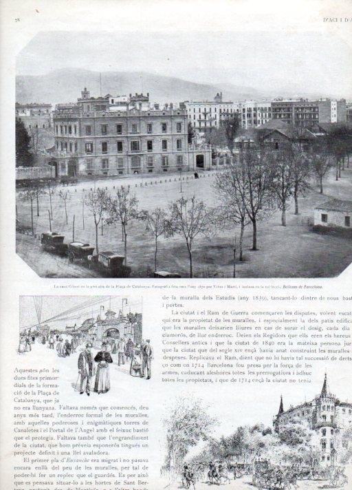 LAMINA V19813: Casa Gibert a Plaça de Catalunya, Barcelona