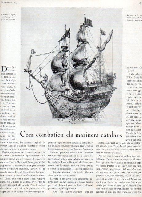 LAMINA V19818: Vaixell d'argent col.leccio doctor Roviralta