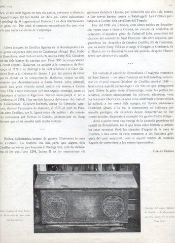 LAMINA V19824: Sarcofag de Gelabert de Cruilles i de Peretallada 1348