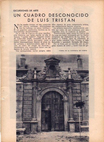 LAMINA V19738: Puerta de la Parroquia de Cuerva