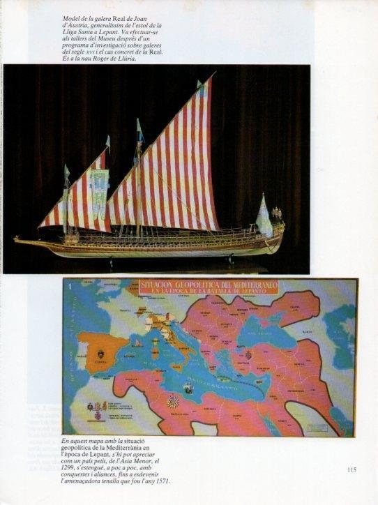 LAMINA V19667: Mapa situacio geopolitica de la Mediterrania en epoca de Lepant