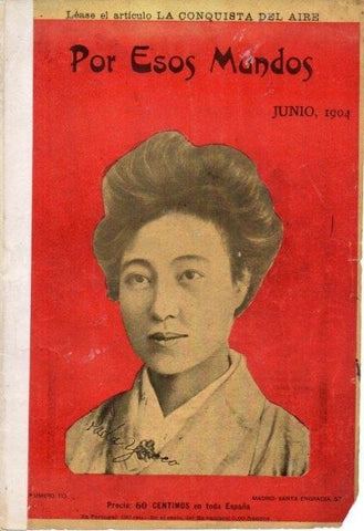 LAMINA V19673: Portada revista Por Esos Mundos Junio 1904