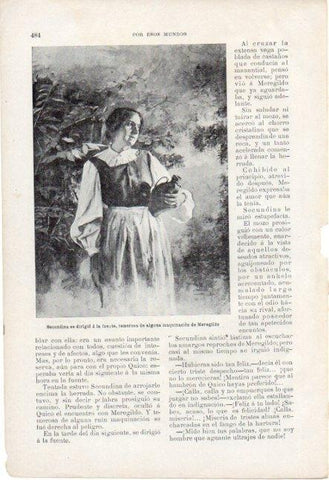 LAMINA V19674: Pasiones lugareñas ilustracion de Esteban Menendez
