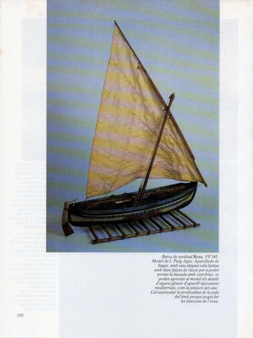 LAMINA V19664: Museu Maritim de Barcelona. Barca de sardinal Rosa VF345