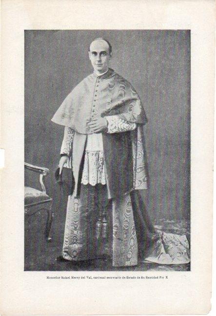 LAMINA V19677: Monseñor Rafael Merry del Val