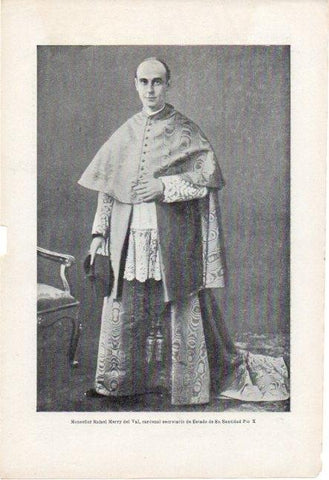 LAMINA V19677: Monseñor Rafael Merry del Val