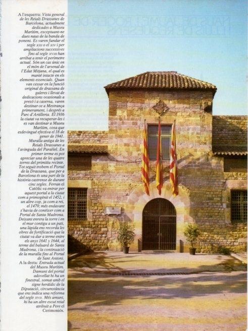 LAMINA V19621: Museu Maritim de Barcelona. Entrada