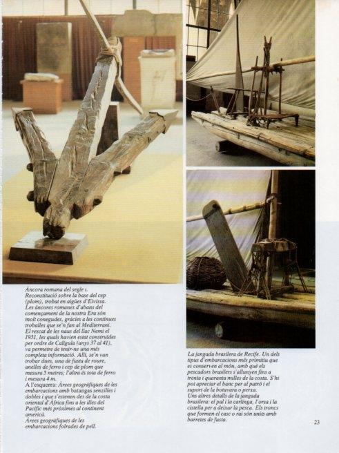 LAMINA V19623: Museu Maritim de Barcelona. Ancora romana del segle I