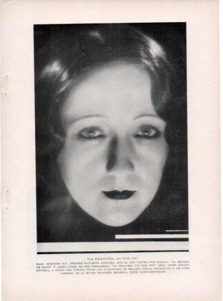 LAMINA V19712: Edmonde Guy bailarina francesa