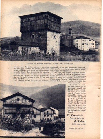 LAMINA V19725: Casa de tablones en Donamaria