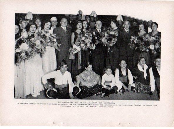 LAMINA V19710: Proclamacion de Miss Aragon en Cataluña
