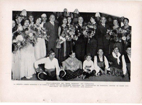 LAMINA V19710: Proclamacion de Miss Aragon en Cataluña