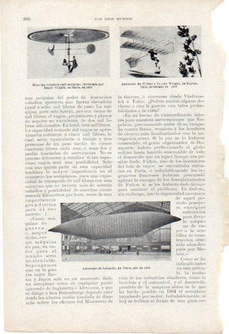 LAMINA V19682: Aeroestato de Lebaudy en Paris 1903