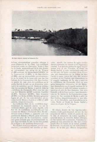 LAMINA V19687: Vista de Santa Isabel, Isla de Fernando Poo