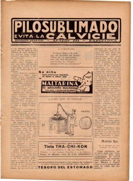 LAMINA V19703: Publicidad Pilosublimado y Maltarina