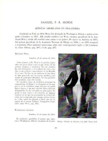 LAMINA V19054: Retrato de Lafayette por Samuel Morse