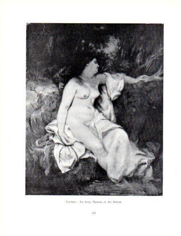 LAMINA V19059: La siesta por Courbet
