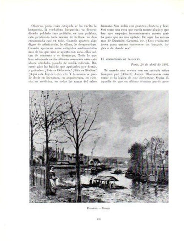 LAMINA V19068: Paisaje por Pissarro