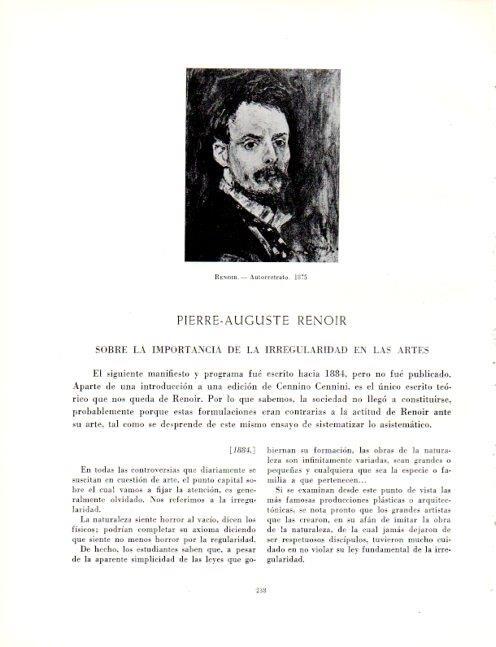 LAMINA V19069: Autorretrato por Renoir