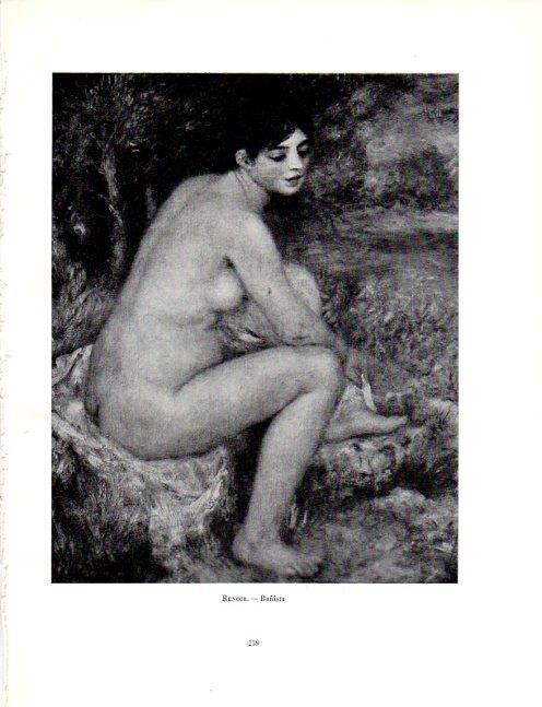 LAMINA V19070: Bañista por Renoir