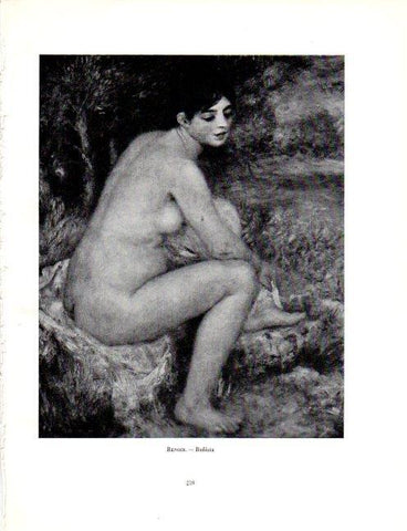LAMINA V19070: Bañista por Renoir