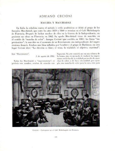 LAMINA V19074: Caricaturas en el café Michelangelo de Florencia por Adriano Cecioni