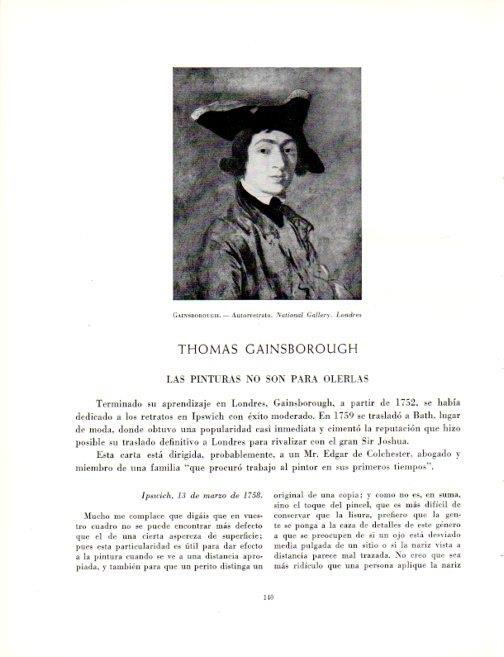 LAMINA V19025: Autorretrato por T. Gainsborough