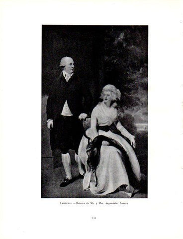 LAMINA V19027: Retrato de Mr. y Mrs. Argenstein por Thomas Lawrence