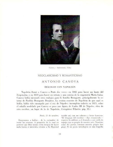 LAMINA V19028: Autorretrato por Antonio Canova