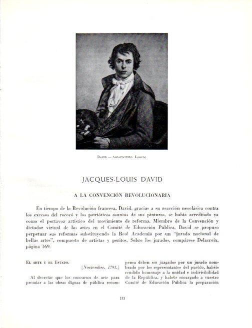 LAMINA V19030: Autorretrato por Jacques-Louis David