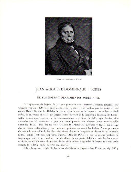 LAMINA V19033: Autorretrato por Jean-Auguste Ingres