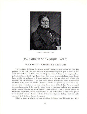 LAMINA V19033: Autorretrato por Jean-Auguste Ingres