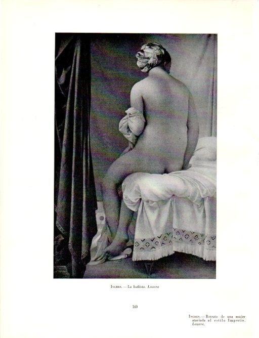 LAMINA V19034: La bañista por Jean-Auguste Ingres